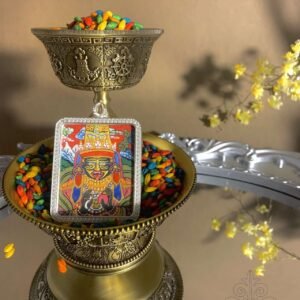 Hand-painted Zakiram Thangka -The Sole godness of Wealth-Never Fades